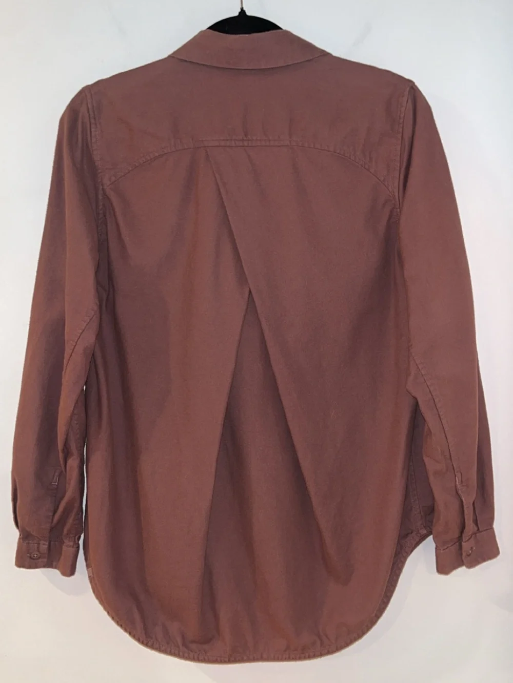 Lululemon Full Day Ahead Shirt Sz 6 Mauve Dusty Rose
